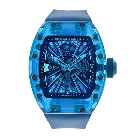 richard mille silver blue|Richard Mille blue sapphire.